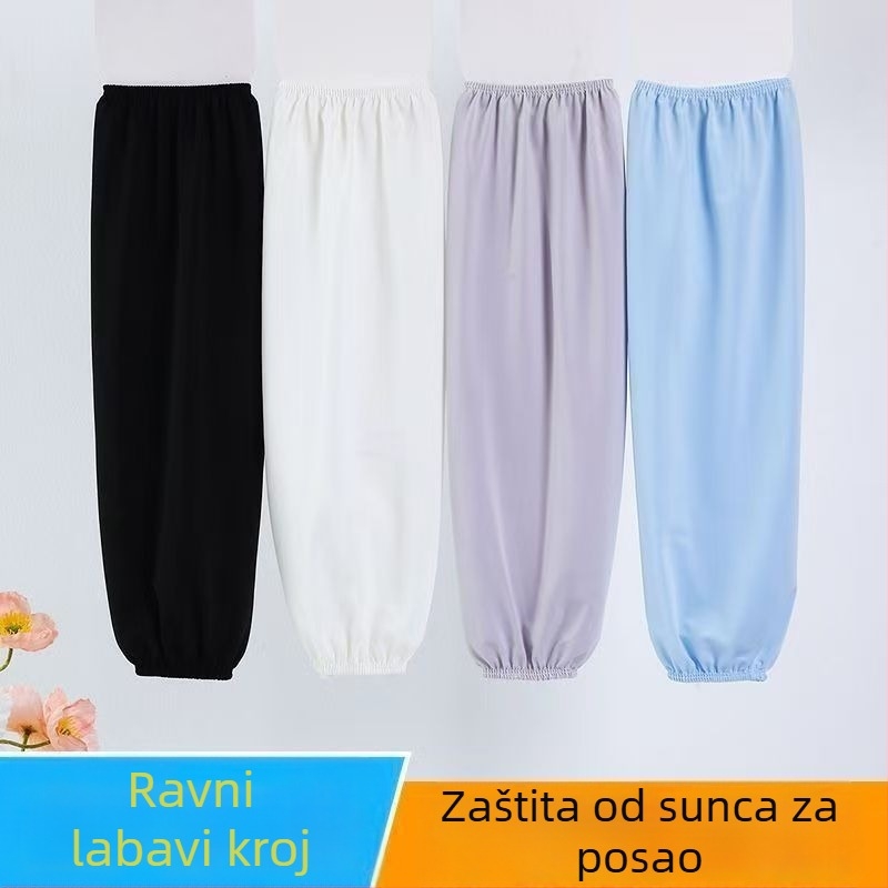 Narukavnice za zaštitu od sunca od ledene svile, plus veličina, unisex, ljeto, duge, široke, prozračne, ultra tanke