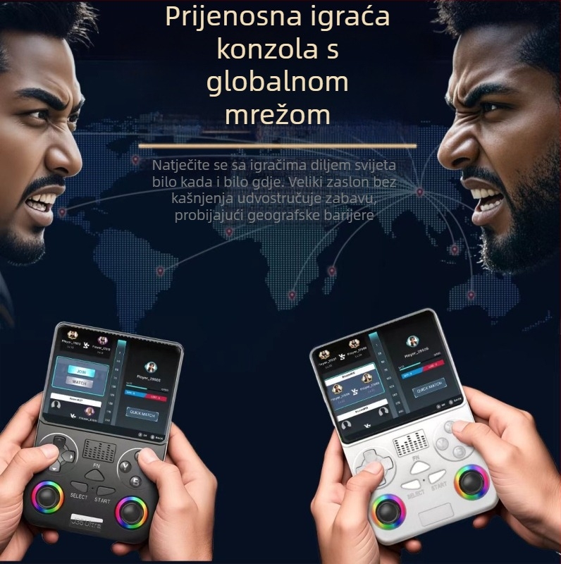 Global Battle Android prijenosna konzola za igre, PSP-stil retro arkada, J36 Ultra Cross