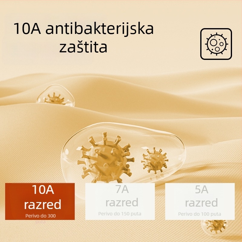 Derong termalni komplet donjeg rublja, antibakterijski, s fleksom, debeo, jesen-zima, unisex, bezšivni, s grijanom ovratnikom, gornji dio i donji dio