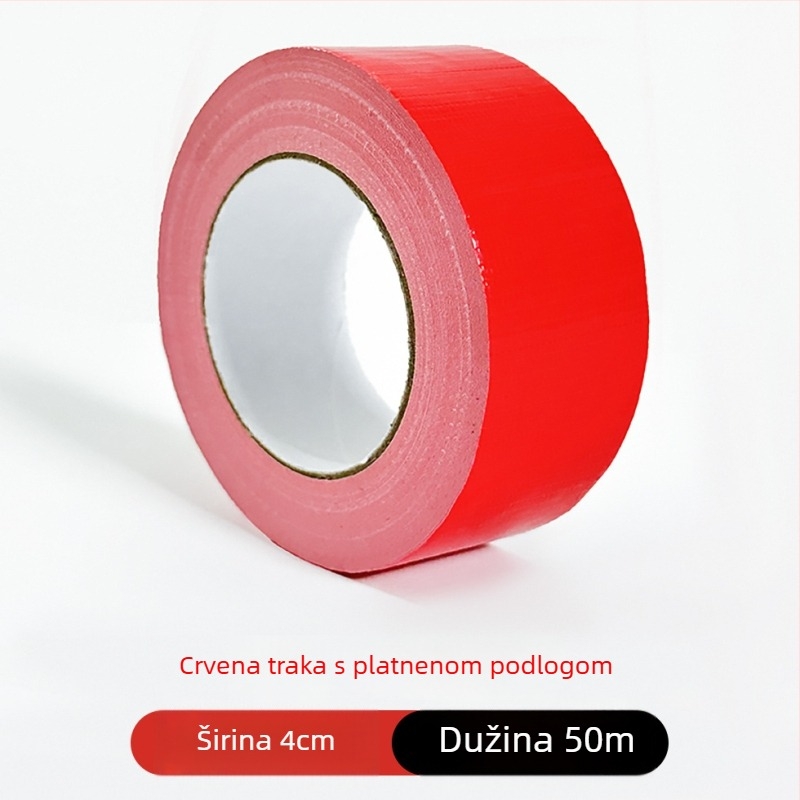 Dvostrano platnena zaštitna traka za pod, vodootporna ljepila, reflektirajuća, visoke prionjivosti, za dekoriranje poda