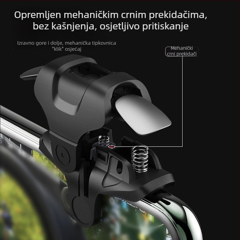 Treća generacija mobilnog gamepada s mehaničkim tipkama od legure i povratnom snagom za iPhone i Android
