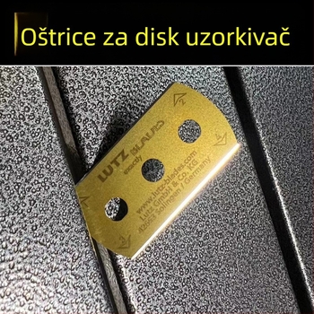 Nož za uzorkovanje tkanina, disk uzorkujući nož, nož s tri otvora, nož za graviranje diska, nož za mjerenje težine