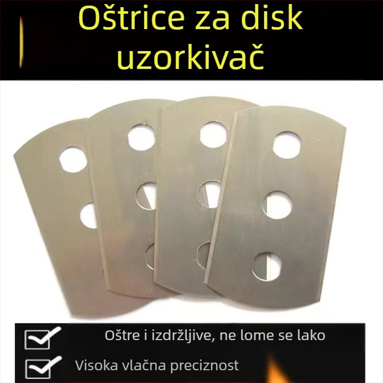 Nož za uzorkovanje tkanina, disk uzorkujući nož, nož s tri otvora, nož za graviranje diska, nož za mjerenje težine