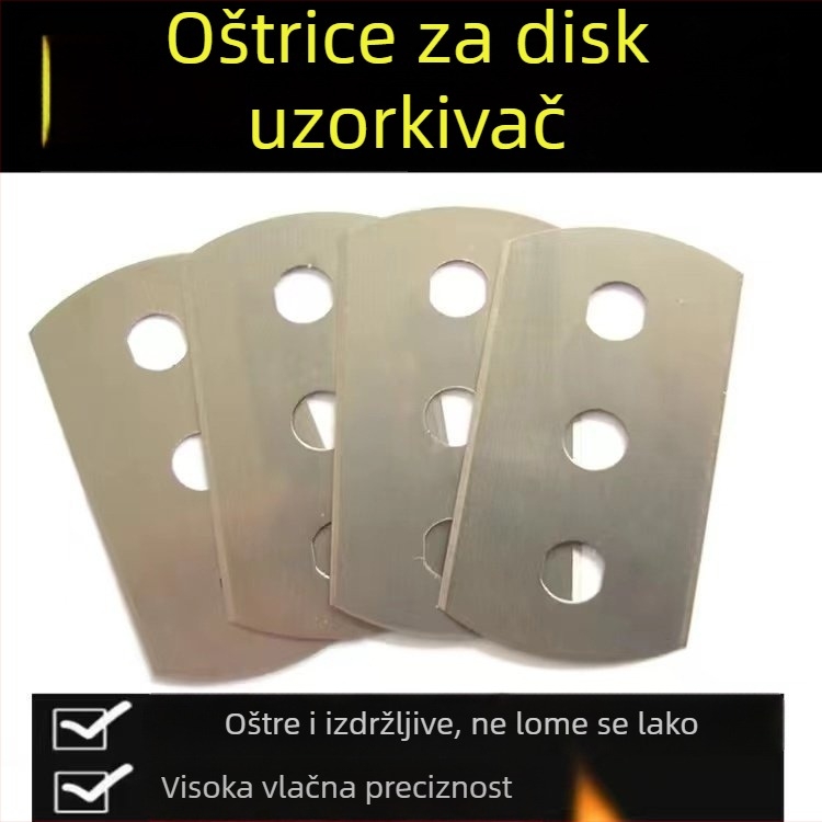 Nož za uzorkovanje tkanina, disk uzorkujući nož, nož s tri otvora, nož za graviranje diska, nož za mjerenje težine