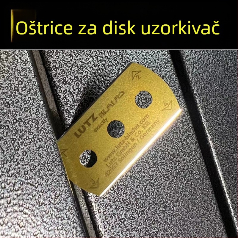 Nož za uzorkovanje tkanina, disk uzorkujući nož, nož s tri otvora, nož za graviranje diska, nož za mjerenje težine