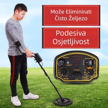 AR944A podzemni detektor metala, visoke osjetljivosti za traženje blaga; otkriva zlatne, srebrne i bakrene novčiće.