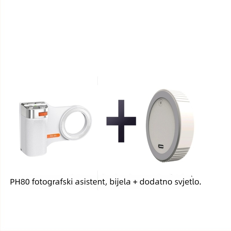 PH80 vertikalna ručka za snimanje s magnetskim adapterom za objektiv i stabilizatorom s Bluetooth daljinskim upravljačem