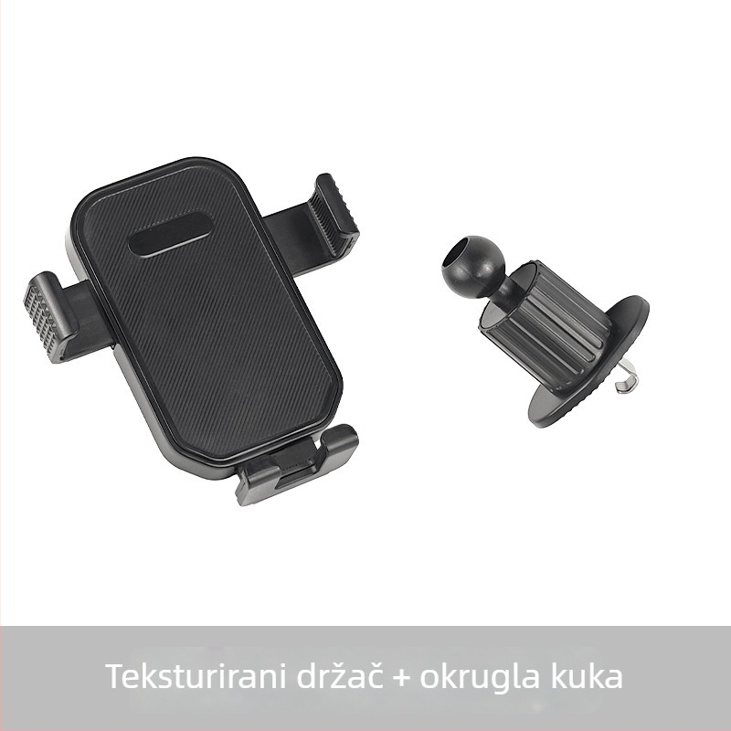 Univerzalni držač za mobitel u automobilu s usisnom čašom, teleskopskim ramenom i 360° rotacijom za ploču instrumenata ili ventilaciju