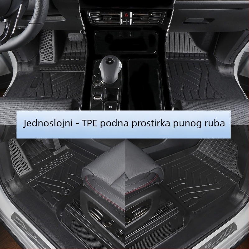 GAC Trumpchi M8 TPE prostirke za pod, 2018-2025, Master Edition, potpuno pokrivenje, kompatibilno s centralnom konzolom