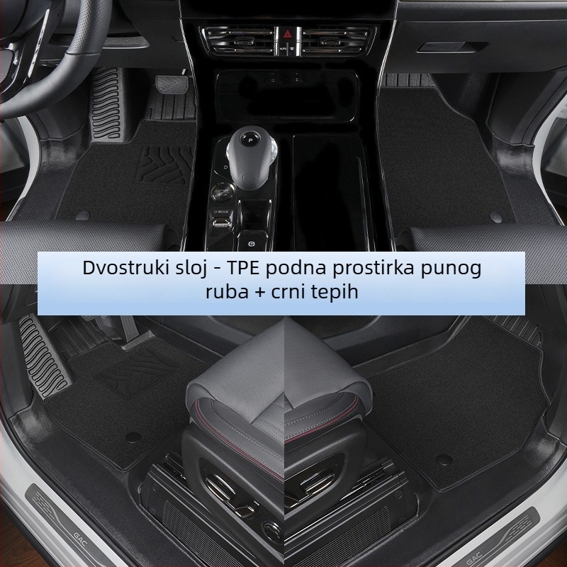 GAC Trumpchi M8 TPE prostirke za pod, 2018-2025, Master Edition, potpuno pokrivenje, kompatibilno s centralnom konzolom