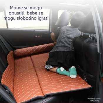 Ležaljka za spavanje na stražnjem sjedalu automobila | Putna ležaljka za automobil | Sklopiva ležaljka za spavanje u automobilu