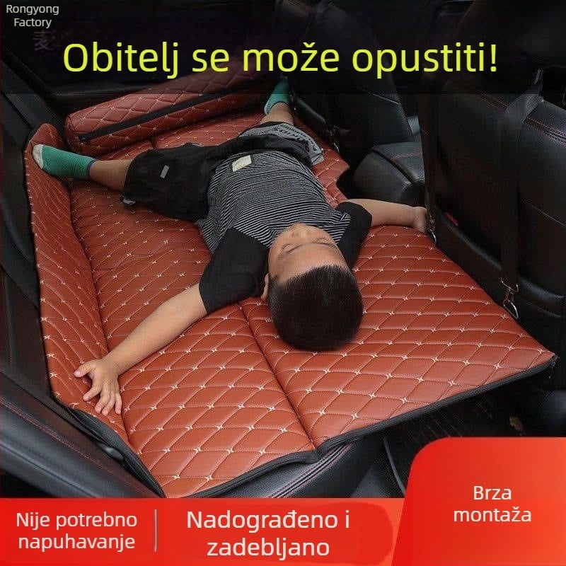 Ležaljka za spavanje na stražnjem sjedalu automobila | Putna ležaljka za automobil | Sklopiva ležaljka za spavanje u automobilu