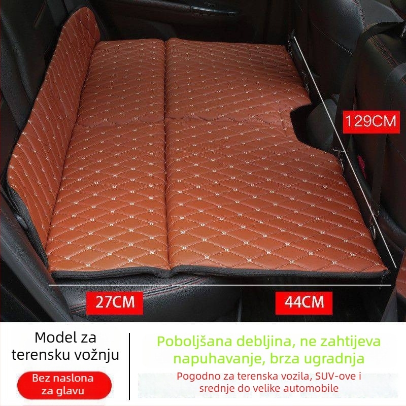 Ležaljka za spavanje na stražnjem sjedalu automobila | Putna ležaljka za automobil | Sklopiva ležaljka za spavanje u automobilu
