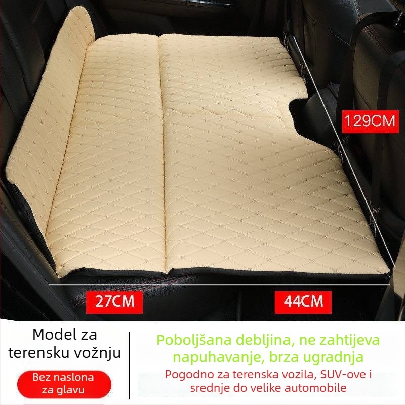 Ležaljka za spavanje na stražnjem sjedalu automobila | Putna ležaljka za automobil | Sklopiva ležaljka za spavanje u automobilu