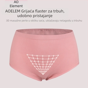 Ženske gaćice Ice Silk visokog struka, prozračne i lagane za ljeto, s pamukom u preponama