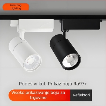 COB LED trak svjetla 30W za trgovine odjeće, supermarkete i trgovačka centra