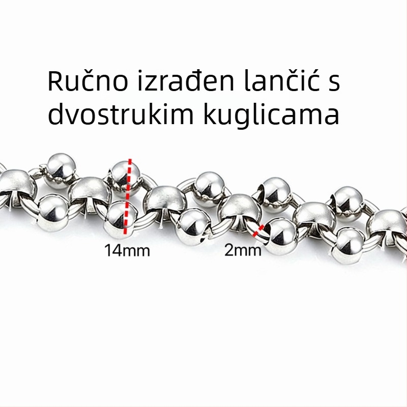 Različiti stilovi lanaca od nehrđajućeg čelika, DIY dodaci i materijali za izradu modernih ogrlica i narukvica