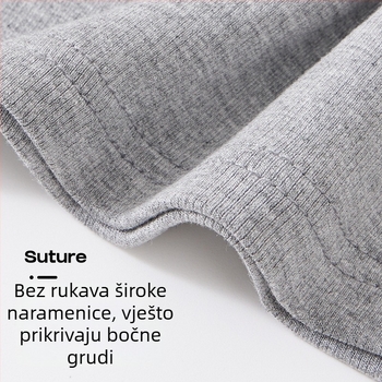 Ženski bezrukavni kamizol od ribanog materijala, uski kroj za slojevito nošenje, proljeće-ljeto 2025