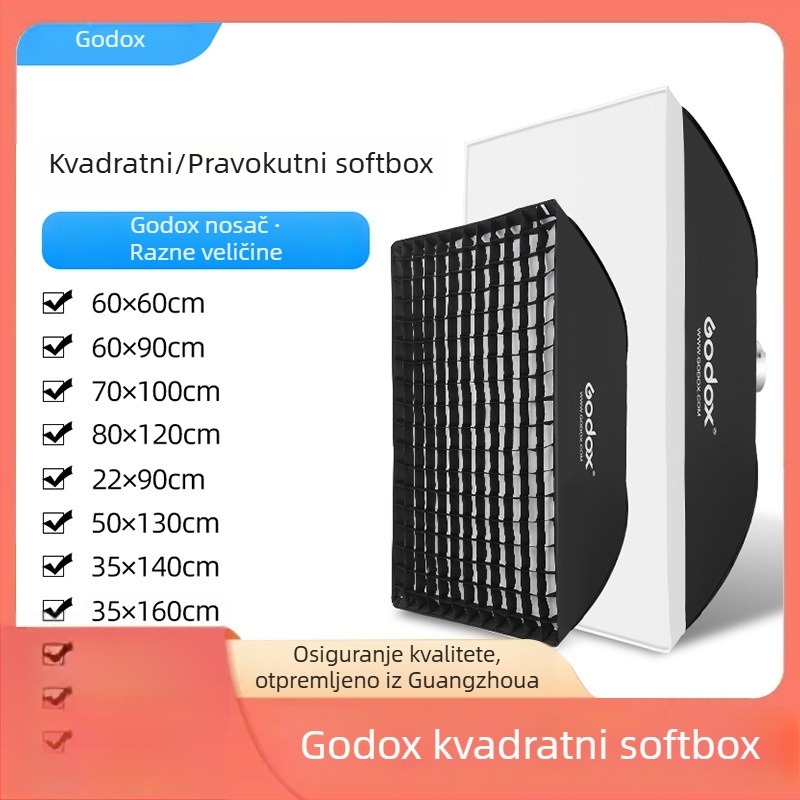 Shenniu Softbox 60×90 cm za fotografiju – unutarnje studijsko portretno osvjetljenje