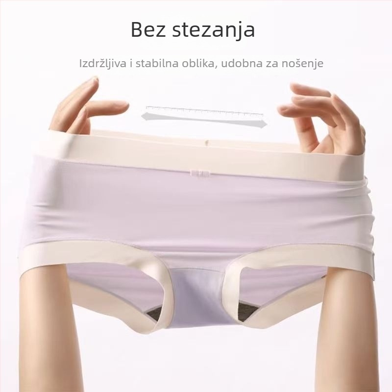 Caitian 31792 Grafen antibakterijsko donje rublje s visokim strukom od modalnog pamuka, jednobojne boje, velika veličina
