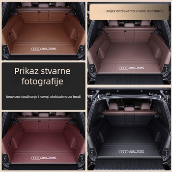 Kožni tepih za prtljažnik za Audi A4L A6L Q3 Q5 Q5L Q2 A3 A5 A7 – potpuno pokriće, prilagođeno