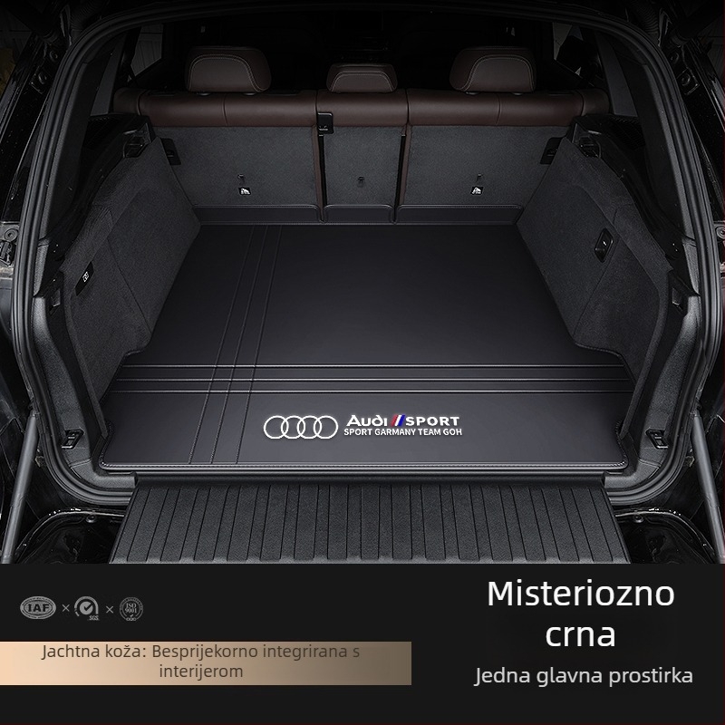 Kožni tepih za prtljažnik za Audi A4L A6L Q3 Q5 Q5L Q2 A3 A5 A7 – potpuno pokriće, prilagođeno