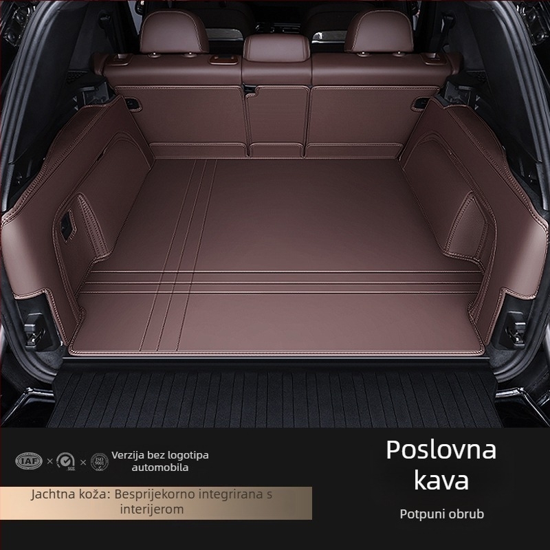 Kožni tepih za prtljažnik za Audi A4L A6L Q3 Q5 Q5L Q2 A3 A5 A7 – potpuno pokriće, prilagođeno