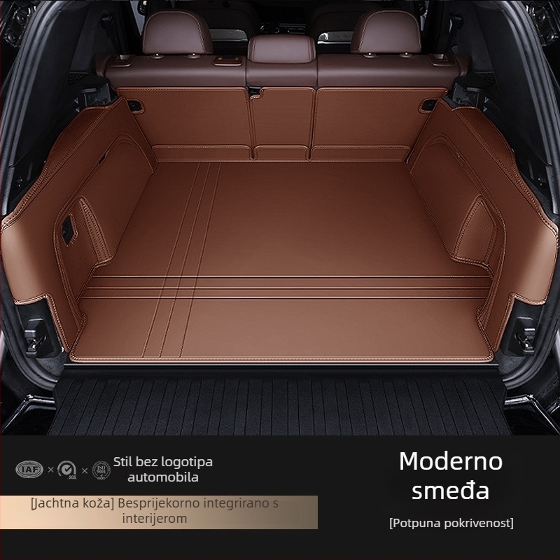 Kožni tepih za prtljažnik za Audi A4L A6L Q3 Q5 Q5L Q2 A3 A5 A7 – potpuno pokriće, prilagođeno