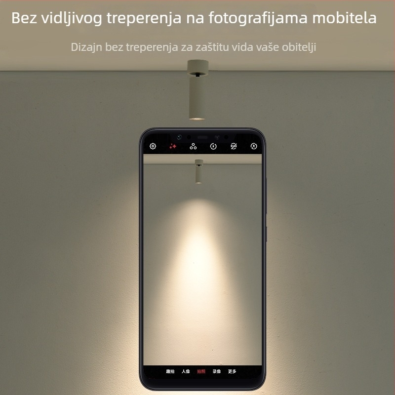 LED COB površinski montirani reflektor, podesivi downlight za pozadinsku stijenu i galeriju, stropno osvjetljenje 406L