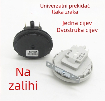 Plinski bojler – prekidač tlaka zraka, univerzalni kružni tip Y, na zid, pribor 40/50/70/110 Pa