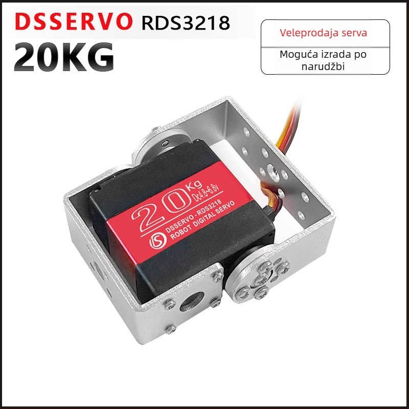 Dsservo Dasheng RDS3218 dvoosni robotski servo, visok moment, metalni digitalni servo za robotsku ruku