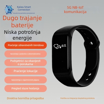 5C-BNB01G Pametna narukvica za praćenje zdravlja i WiFi pozicioniranje, njega za starije osobe i praćenje tjelesne temperature