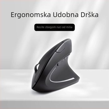 Nova peta generacija vertikalnog bežičnog ergonomski miš za desnu ruku, bočni zahvat, 2.4 GHz