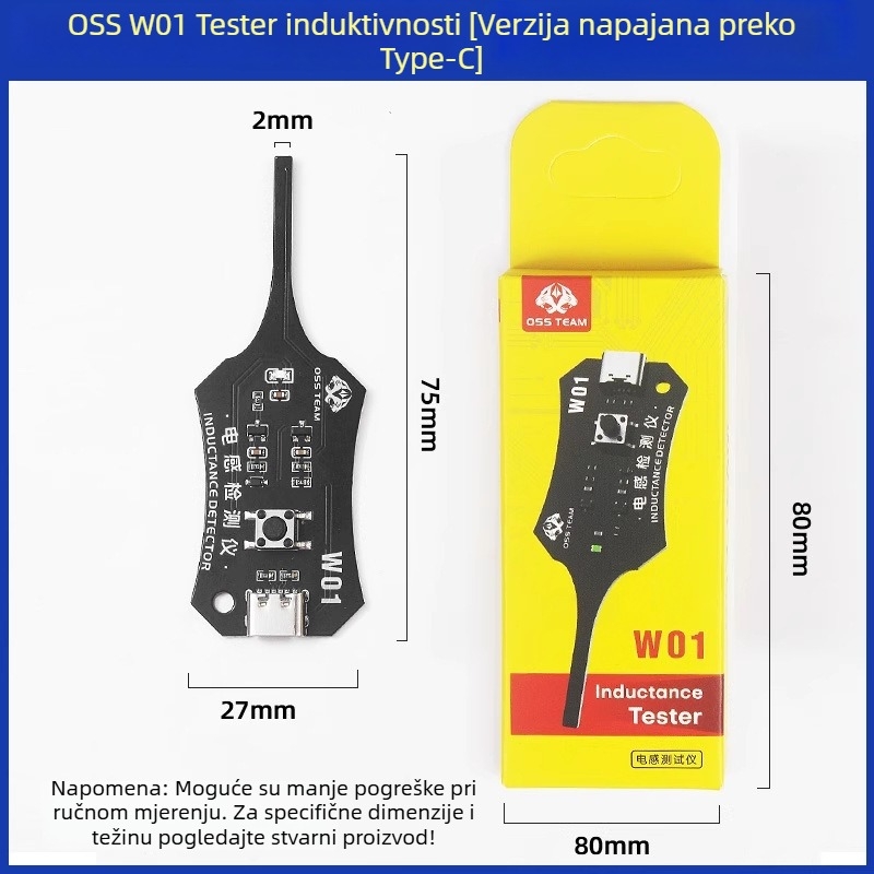 OSS tester induktora za popravak mobilnih telefona – dijagnoza kvara induktora i mjerni instrument elektromagnetske indukcije