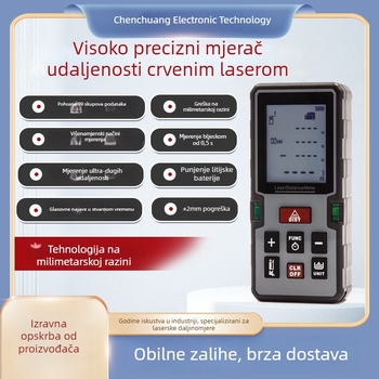 Infracrveni laserski mjerač udaljenosti, ručni, visoke preciznosti