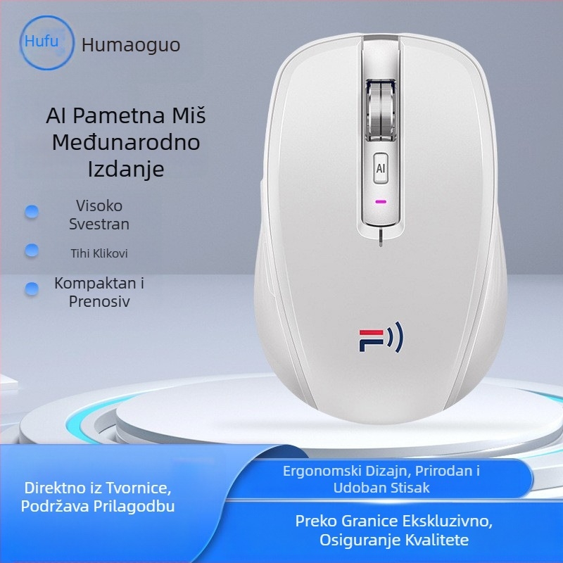 AI miš za izradu PPT, bežični Bluetooth, tri načina prijevoda glasa, za računala