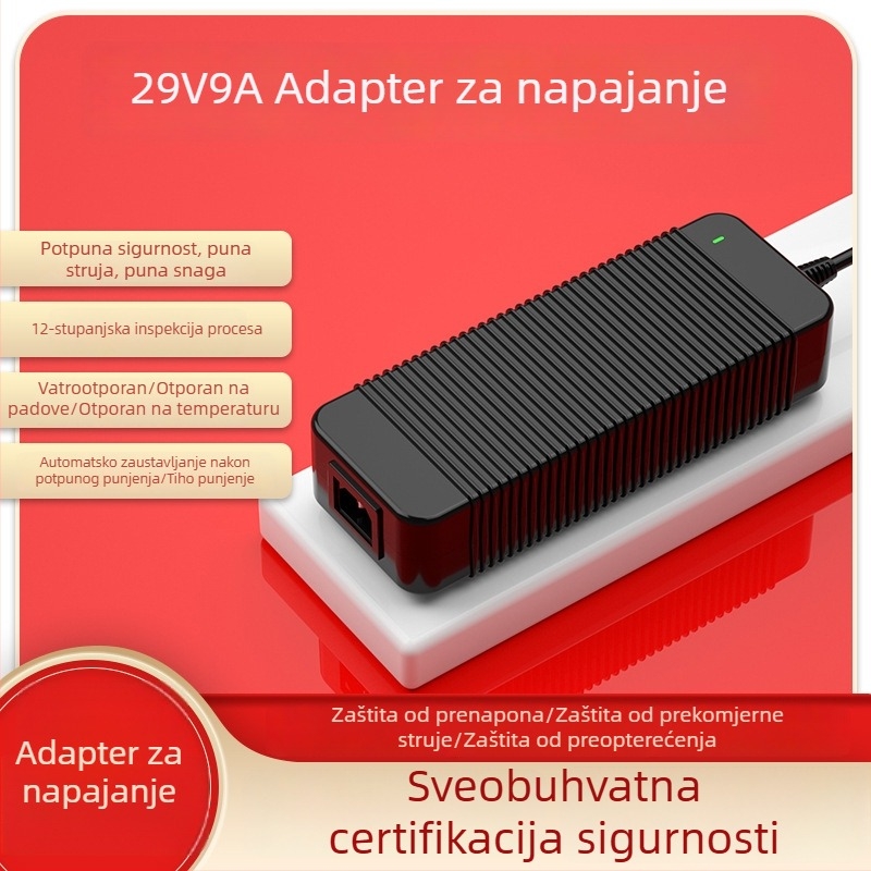 Napajni adapteri 29V12A i 29V10A s certifikatima UL, CE, 3C, KC, SAA i PSE