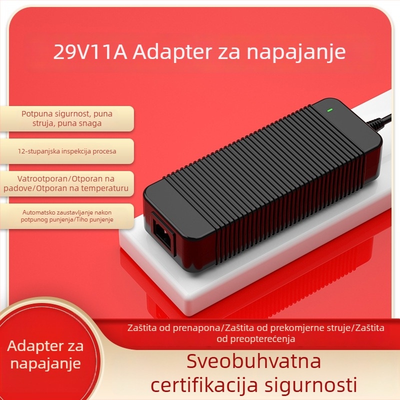 Napajni adapteri 29V12A i 29V10A s certifikatima UL, CE, 3C, KC, SAA i PSE