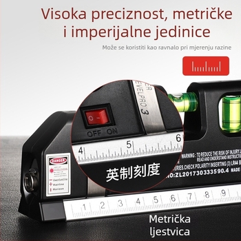 Kompaktni laserski niveli za kućnu upotrebu, s podiznim stativom i infracrvenim mjerenjem, prenosiv