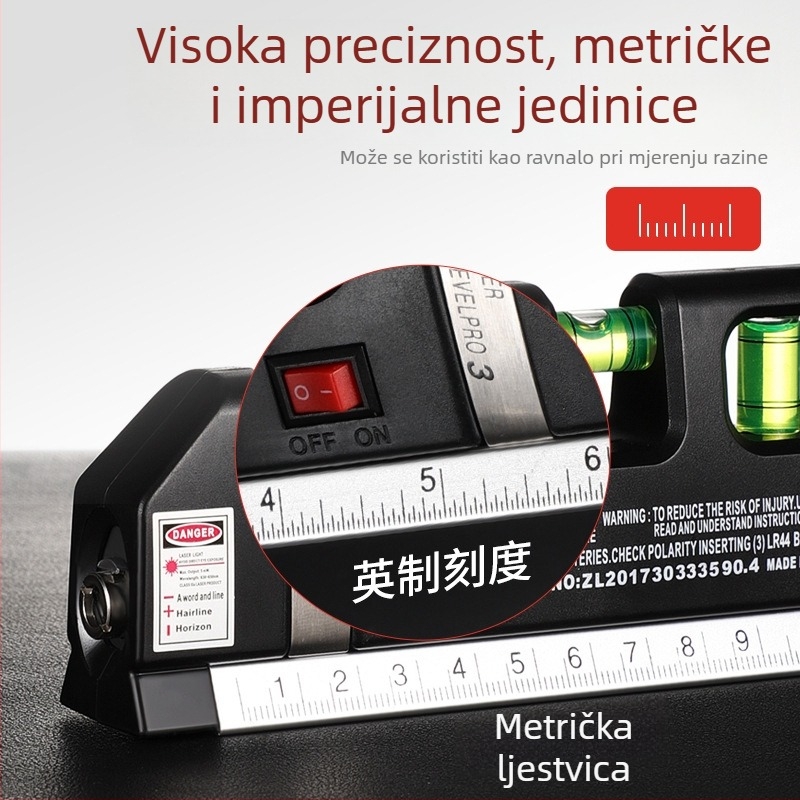 Kompaktni laserski niveli za kućnu upotrebu, s podiznim stativom i infracrvenim mjerenjem, prenosiv