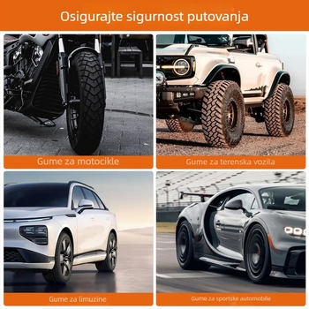 Digitalni mjerač dubine profila guma s elektroničkim zaslonom, visoka preciznost, 0-25 mm