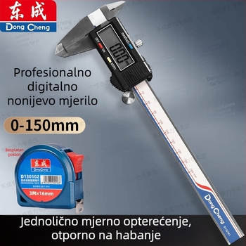 Digitalni vernier kaliper visoke preciznosti, industrijske klase, s elektroničkim zaslonom, nehrđajući čelik, mjerenje nefrita i nakita