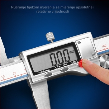 Digitalni vernier kaliper visoke preciznosti, industrijske klase, s elektroničkim zaslonom, nehrđajući čelik, mjerenje nefrita i nakita