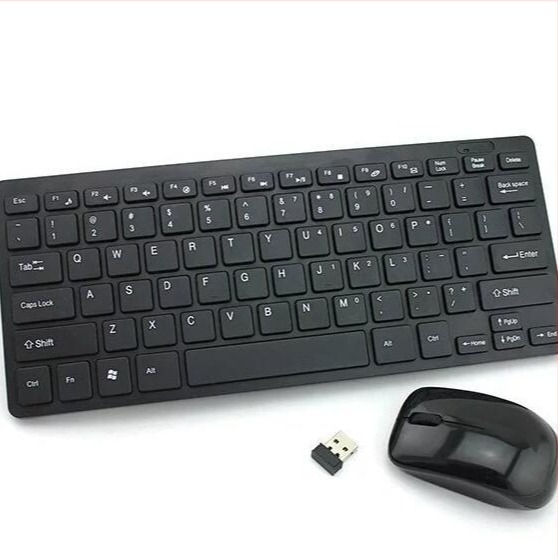 GKM901 Bežični mini komplet tipkovnice i miša s baterijom, 2,4 GHz, USB