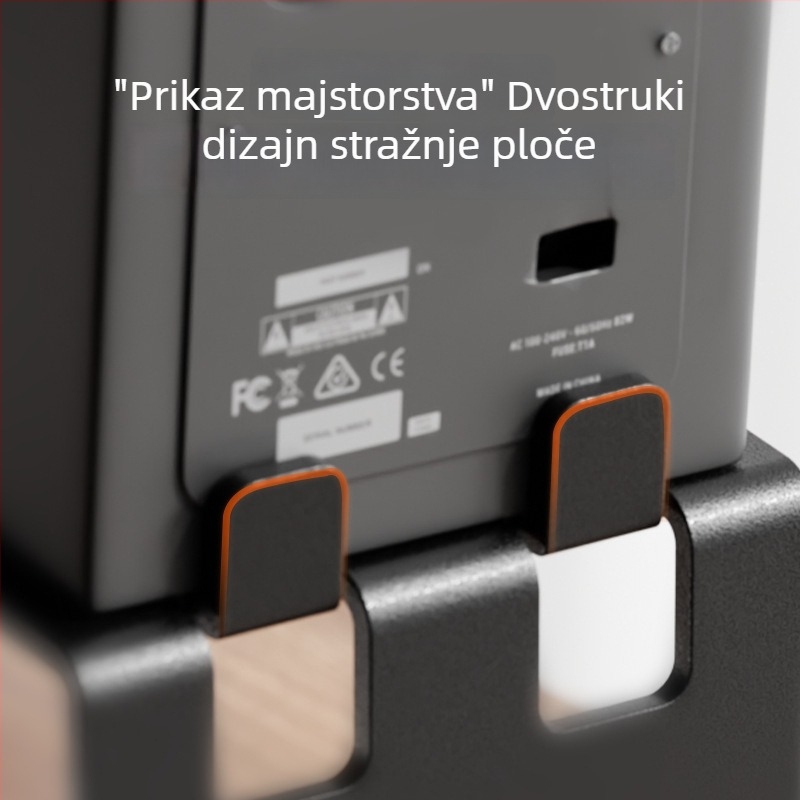 Stalak za stolne zvučnike, univerzalni metalni nosač za stolne zvučnike, otklanjanje vibracija za dnevni boravak