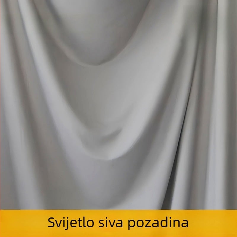 Neprozorno jednofarbno pozadinsko platno za fotografiju, čvrsto i gusto, pogodno za portrete i naturu morta, pozadina za prijenos uživo.