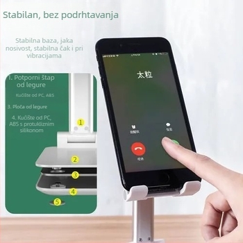 Premium universalni držač za mobitel, stolni, sklopivi, višenamjenski