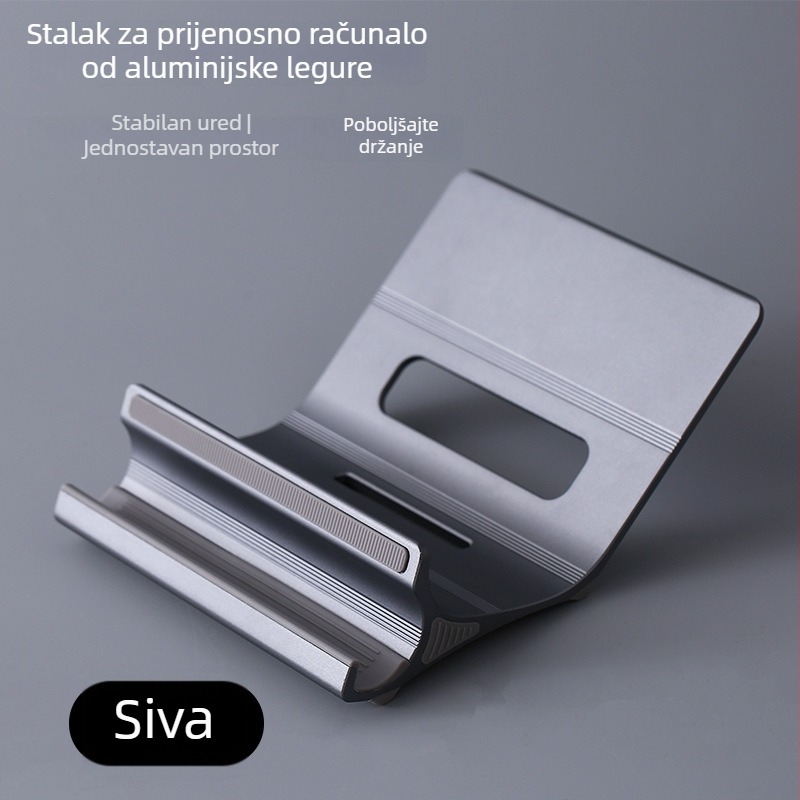 Držač za laptop od aluminijske legure za podizanje na radnom stolu