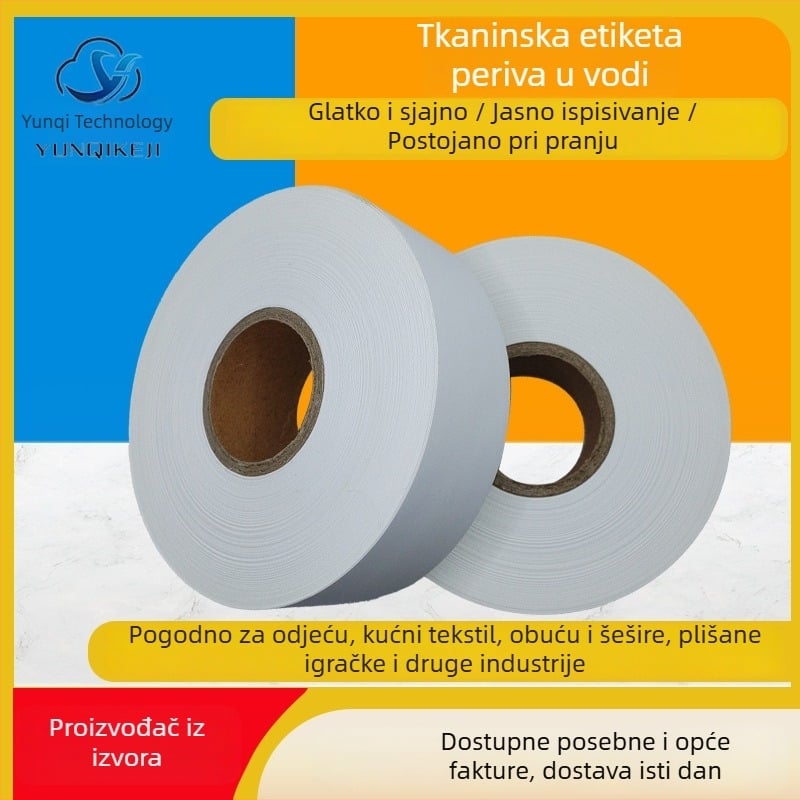 Najlon tkanina etiketa za odjeću, etiketa za pranje, veličina naljepnica, etiketa za ovratnik, traka za etikete