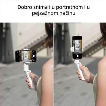 Nova mini selfie palica za putovanje — prijenosno držalo za telefon s rotacijskim mehanizmom i stabilizacijom slike